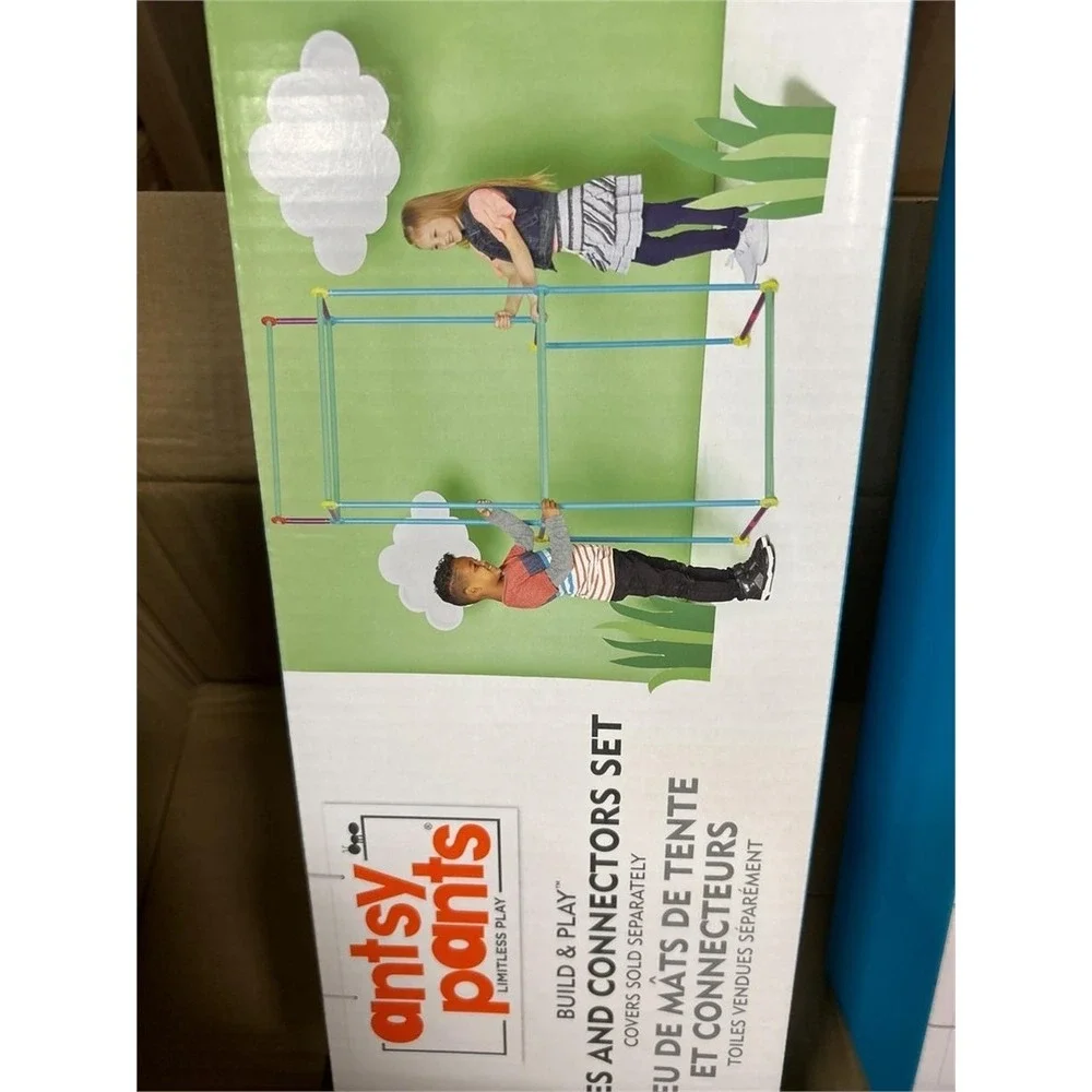 Antsy Pants build & play 75 pieces Poles and Connectors Set